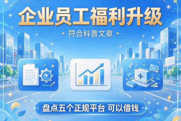 企业员工福利升级，盘点五个正规平台可以借钱