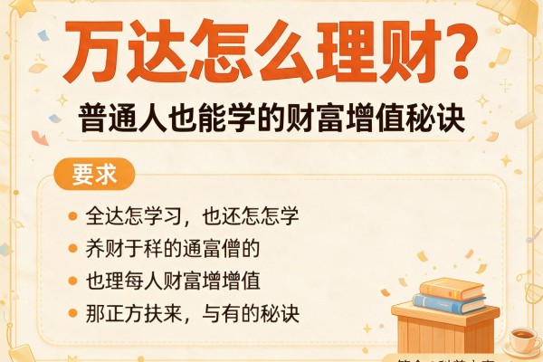 万达怎么理财？普通人也能学的财富增值秘诀
