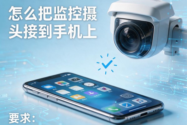 怎么把监控摄像头接到手机上？