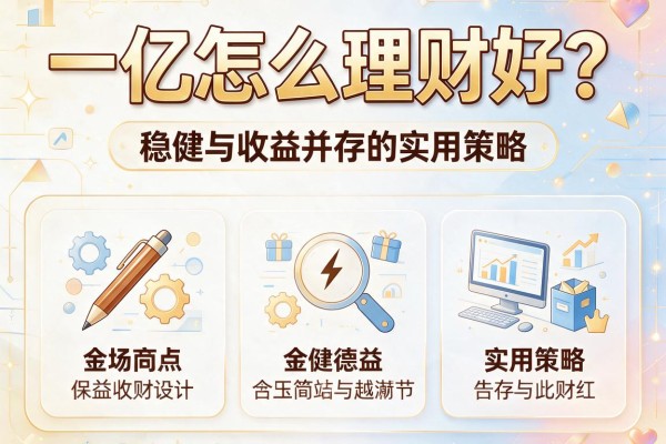 一亿怎么理财好？稳健与收益并存的实用策略