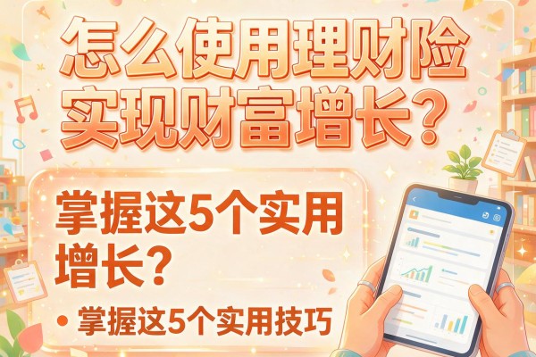怎么使用理财险实现财富增长？掌握这5个实用技巧
