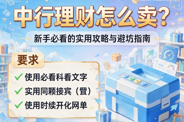 中行理财怎么卖？新手必看的实用攻略与避坑指南