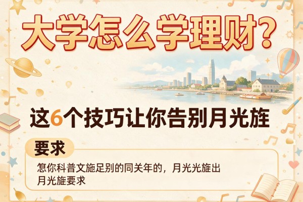 大学怎么学理财？这6个技巧让你告别月光族