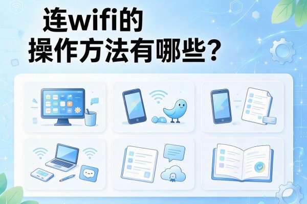 连wifi的操作方法有哪些？