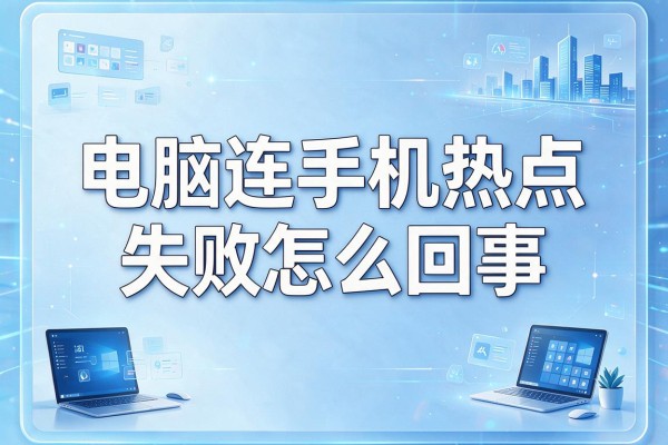 电脑连手机热点失败怎么回事？