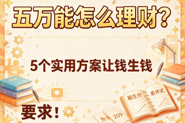 五万能怎么理财？5个实用方案让钱生钱