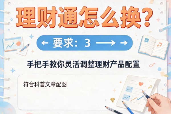理财通怎么换？手把手教你灵活调整理财产品配置