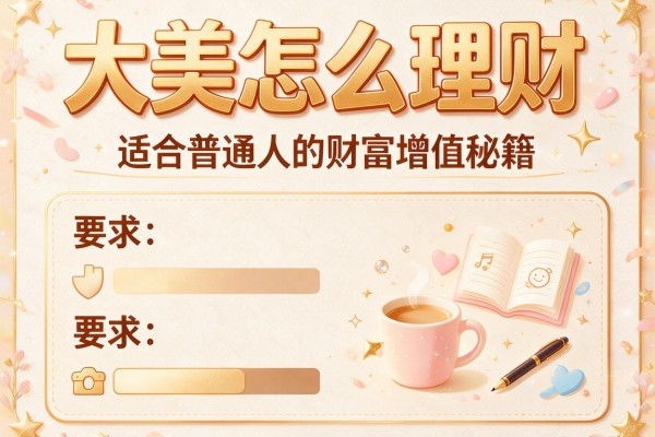 大美怎么理财：适合普通人的财富增值秘籍