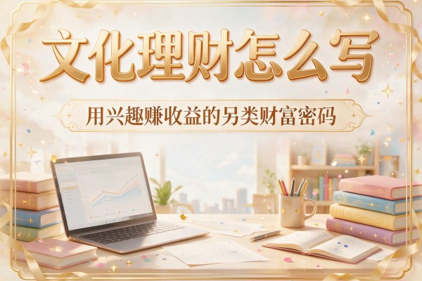 文化理财怎么写：用兴趣赚收益的另类财富密码