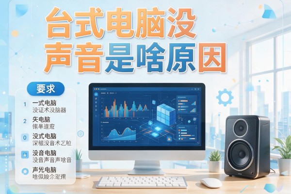 台式电脑没声音是啥原因
