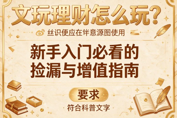 文玩理财怎么玩？新手入门必看的捡漏与增值指南