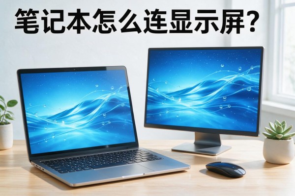 笔记本怎么连显示屏？
