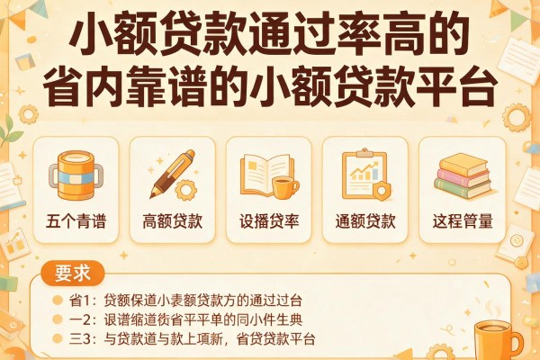小额贷款通过率高的，省内五个靠谱的小额贷款平台