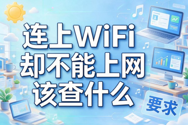 连上WiFi却不能上网该查什么