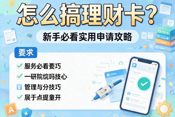 怎么搞理财卡？新手必看的实用申请攻略与技巧