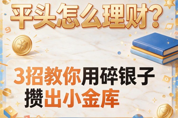 平头怎么理财？3招教你用碎银子攒出小金库