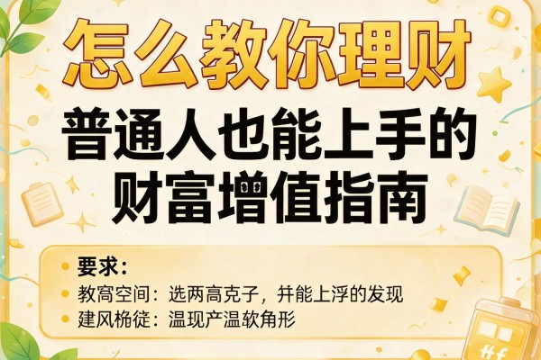 怎么教你理财：普通人也能上手的财富增值指南