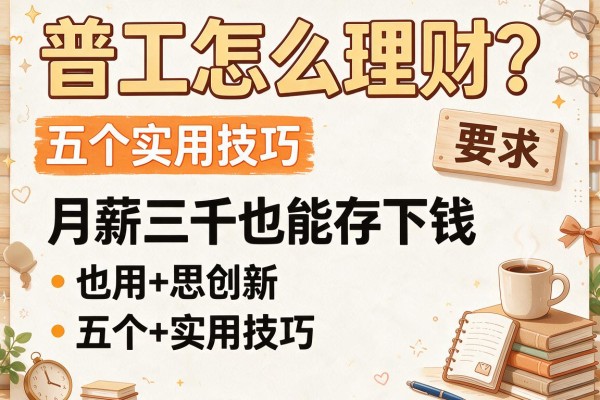 普工怎么理财？月薪三千也能存下钱的五个实用技巧