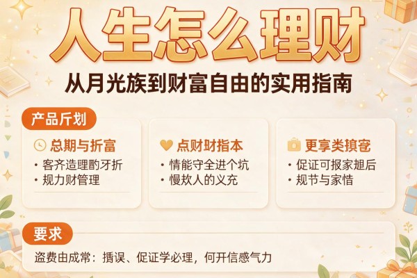 人生怎么理财：从月光族到财富自由的实用指南