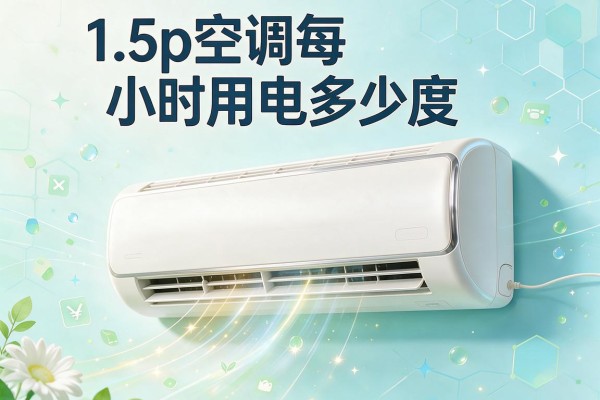 1.5p空调每小时用电多少度