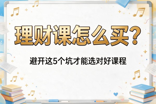 理财课怎么买？避开这5个坑才能选对好课程