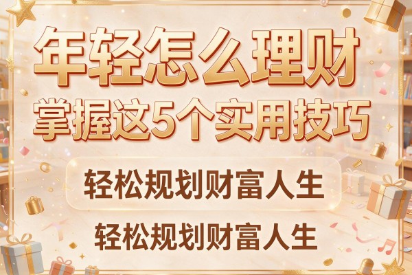 年轻怎么理财掌握这5个实用技巧，轻松规划财富人生