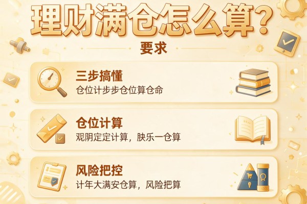 理财满仓怎么算？三步搞懂仓位计算与风险把控