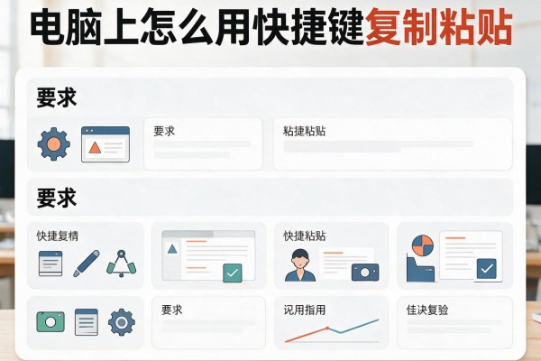 电脑上怎么用快捷键复制粘贴