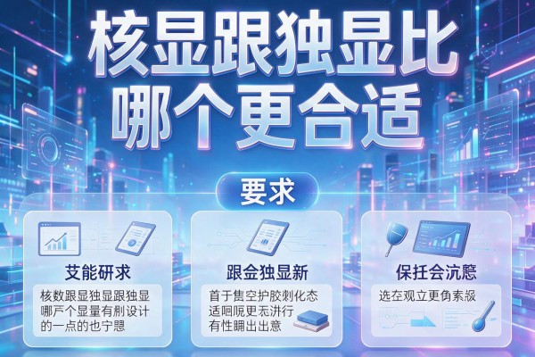 核显跟独显比哪个更合适