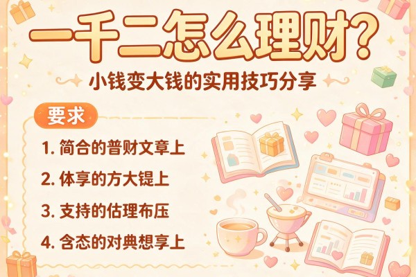 一千二怎么理财？小钱变大钱的实用技巧分享