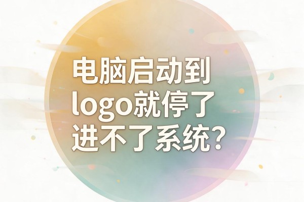 电脑启动到logo就停了进不了系统？