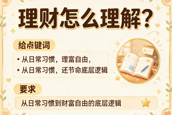 理财怎么理解？从日常习惯到财富自由的底层逻辑