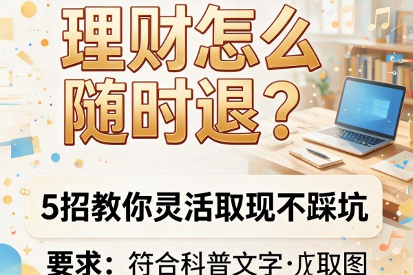 理财怎么随时退？5招教你灵活取现不踩坑