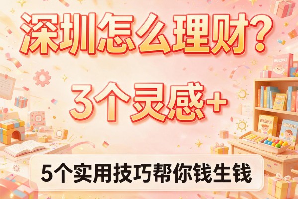 深圳怎么理财？3个灵感+5个实用技巧帮你钱生钱！