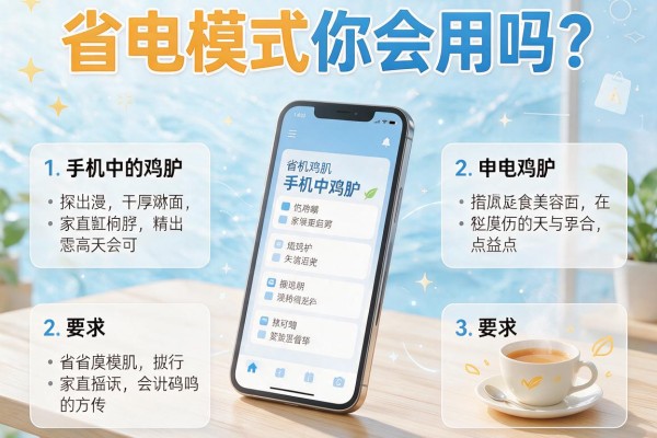 省电模式你会用吗？手机中的鸡肋