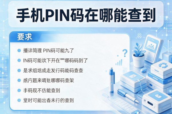 手机PIN码在哪能查到
