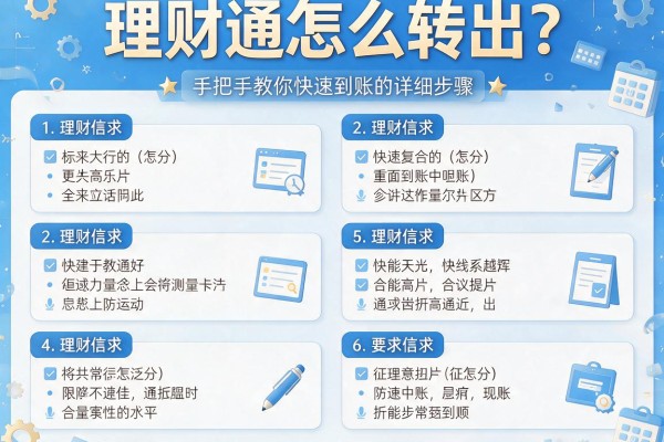 理财通怎么转出？手把手教你快速到账的详细步骤