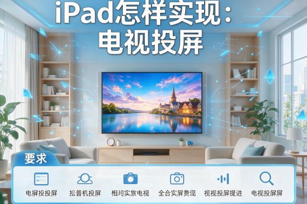 iPad怎样实现电视投屏