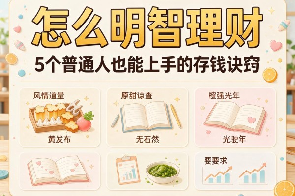 怎么明智理财：5个普通人也能上手的存钱诀窍