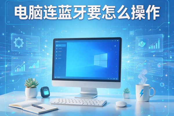 电脑连蓝牙要怎么操作？