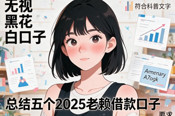 无视黑花白口子，总结五个2025老赖借款口子