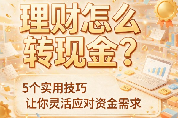 理财怎么转现金？5个实用技巧让你灵活应对资金需求