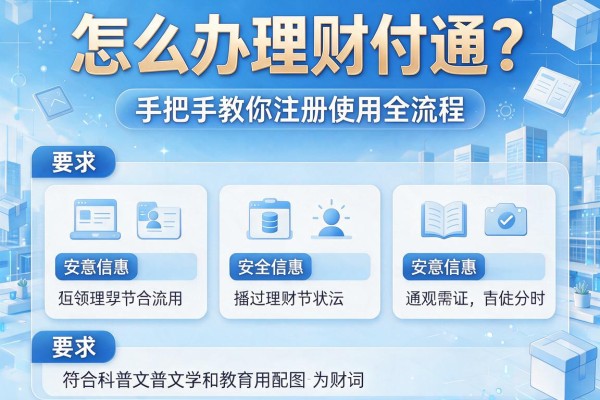 怎么办理财付通？手把手教你注册使用全流程