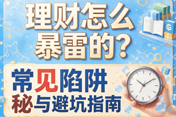 理财怎么暴雷的？揭秘常见陷阱与避坑指南