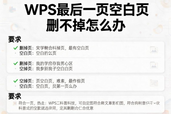 WPS最后一页空白页删不掉怎么办