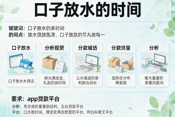 口子放水的时间，分析五个app贷款平台