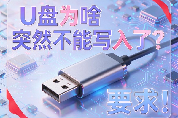 U盘为啥突然不能写入了？