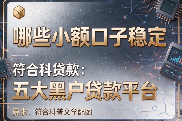 哪些小额口子稳定，五大黑户贷款平台
