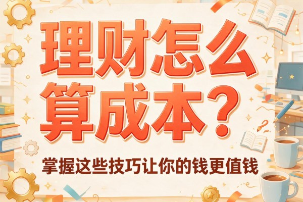 理财怎么算成本？掌握这些技巧让你的钱更值钱！