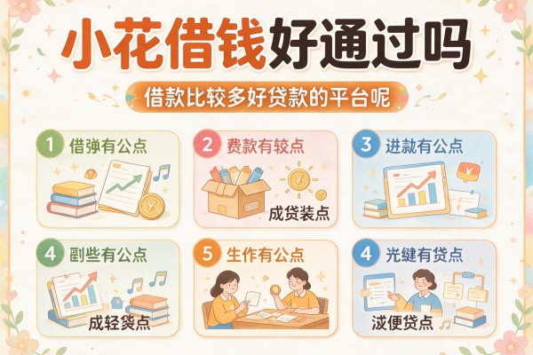小花借钱好通过吗，整合5个借款比较多好贷款的平台呢